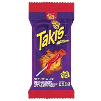 Takis Fuego Lollipop with Chili Powder 24g